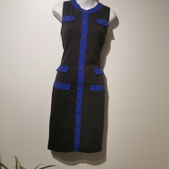 New with tags Amelia small gray blue blazer dress - Picture 9 of 12